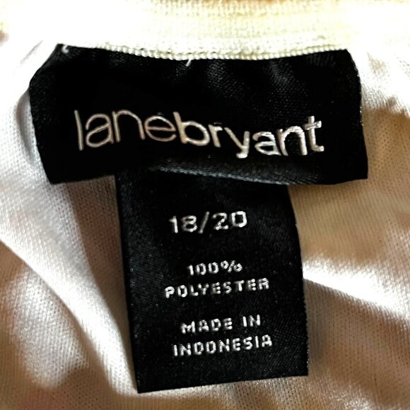 Lane Bryant Halter Neck Floral Print Ruffle‎ Layered Top Womens Size 18/20 - Picture 3 of 13